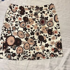 Loft outlet skirt multicolor sz 14